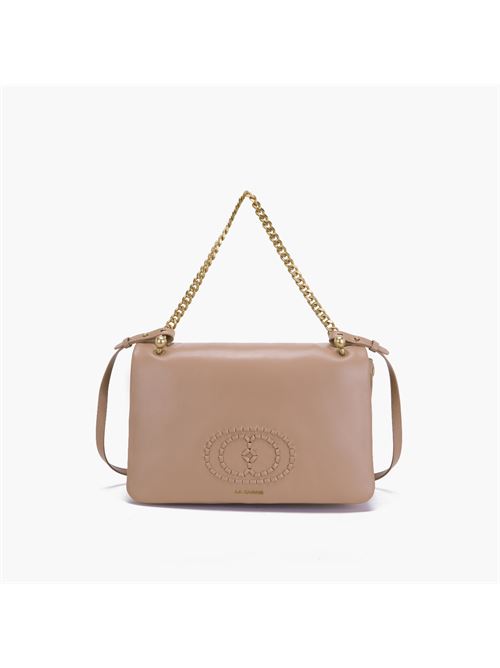 BORSA A SPALLA WOVEN BEIGE LA CARRIE | 142P-TA-172 LEAY